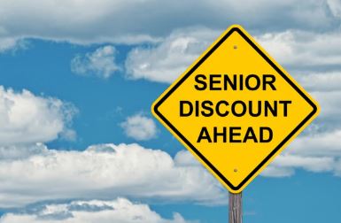 Tuesday is our Senior Discount Day